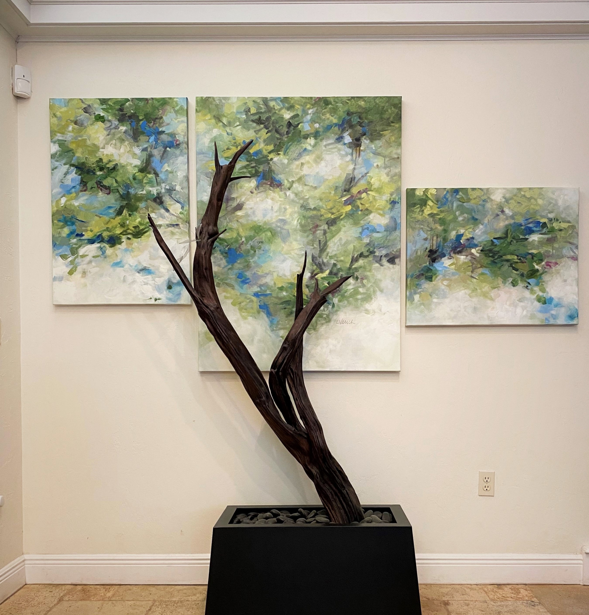 Click here to view Installation: Spring Green by Laura Varich